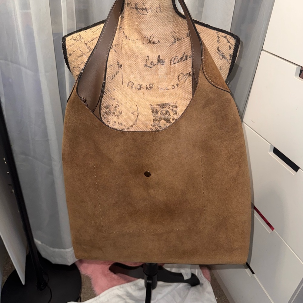 Coach Brooklyn 39 Suede Shoulder Bag - Picture 3 of 11